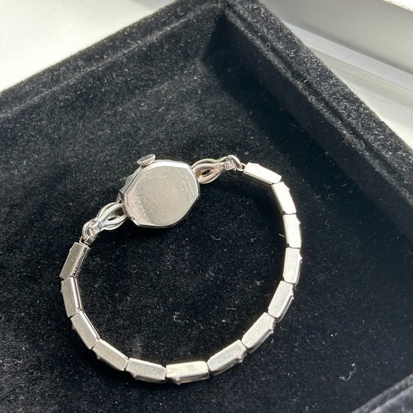 Vintage 1956 Bulova "GODDESS OF TIME" 4 diamonds with 10K R.G.P Women's Watch - Picture 8 of 13